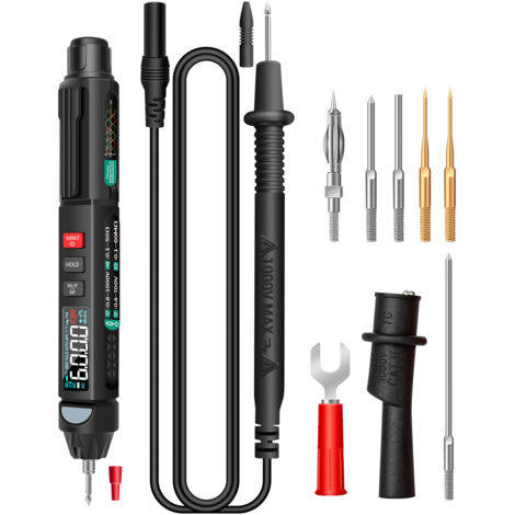 Nannigr Multimètre stylo A3008 TRMS LCD couleur avancé sans pile (1/5)