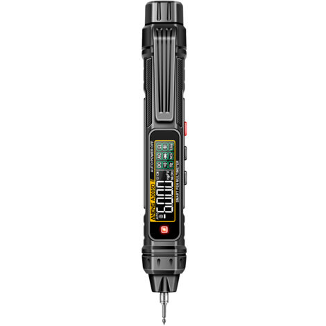 Nannigr Stylo multimètre numérique A3005D 6000 points NCV True RMS