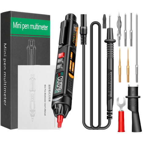 Nannigr Multimètre A3009 TRMS stylo vocal noir kit complet (1/5)