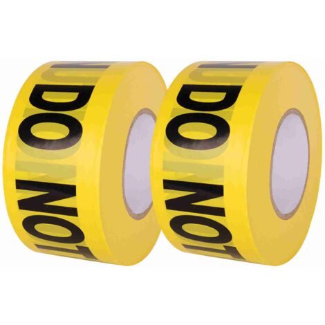 Ruban De Signalisation / Barrière D'avertissement Non Adhésif - 500 Mètres - Alternance Rouge Et Blanc