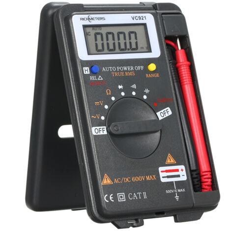 Multimètre VC921 4000 pts portable tension et capacité (1/5)