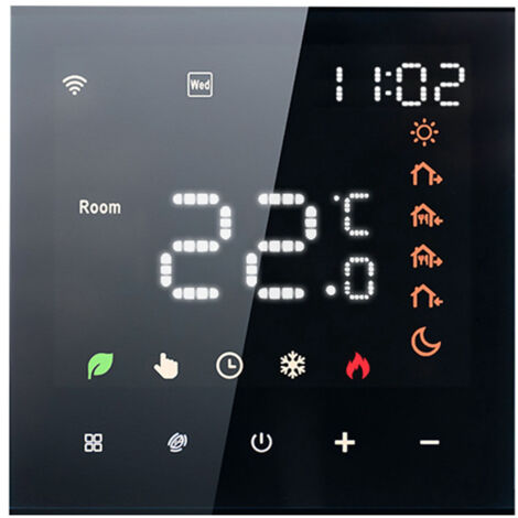 Capteur Thermostat Température Et Hygrométrie Connecté - Grand écran LCD, Pour La Maison