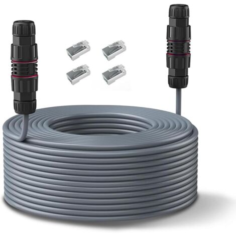 Gistuch – Câble Ethernet Starlink Gen 3 150FT – Rallonge étanche IP68 – Cuivre sans oxygène – Compatible avec Starlink Standard Gen 3 et Satellite V3 (1/5)