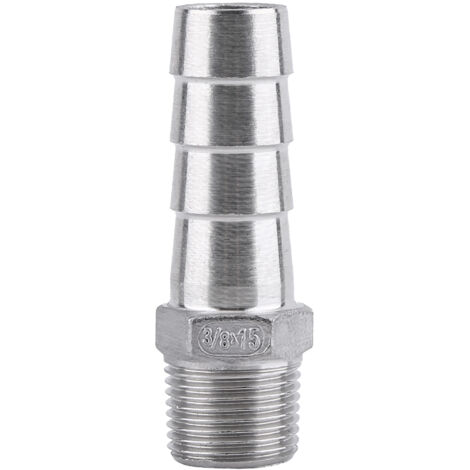 Raccord de raccord à filetage mâle pour tuyau de gaz de carburant, connecteur BSP (3/8 "x 15mm) (1/5)
