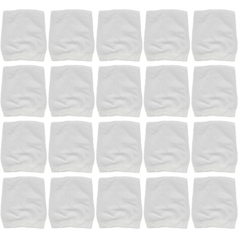 Chaussettes d'écumage de piscine, 20 pièces, économiseur de filtre extensible jetable d'été pour natation Spa (1/5)