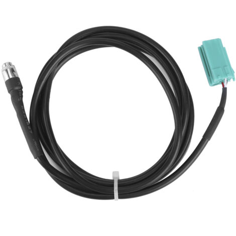 Cordon audio Jack 3,5mm Cble adaptateur d'entrée AUX pour Renault Clio Megane Kangoo Espace Twingo (1/5)