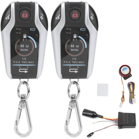 Système d'alarme bidirectionnel, télécommande universelle antivol pour moto, pour la sécurité, 12V