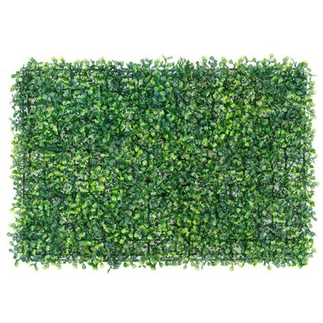 Clôture de Plantes Artificielles, Décoration Murale Artificielle d'herbe Verte pour la Maison pour la Décoration des Cafés des Hôtels (Profonde Milan Ordinaire) (1/5)