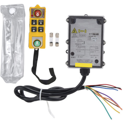 Kit émetteur de commutateur à distance industriel à poignée unique pour grue à palan électrique YU4SAC 380V (1/5)