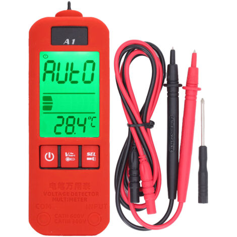 Multimètre entièrement automatique avec écran LCD, stylo de Test numérique, Identification de ligne en direct neutre, détecteur de tension (1/5)