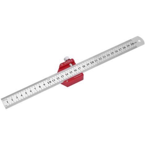 Cx300-2 Combinaison Carrée ensemble en alliage D'aluminium Travail Du Bois Scribing Règle Haute Précision angle Mesure Charpentier Marquage Outil,jauge de traçage (1/5)