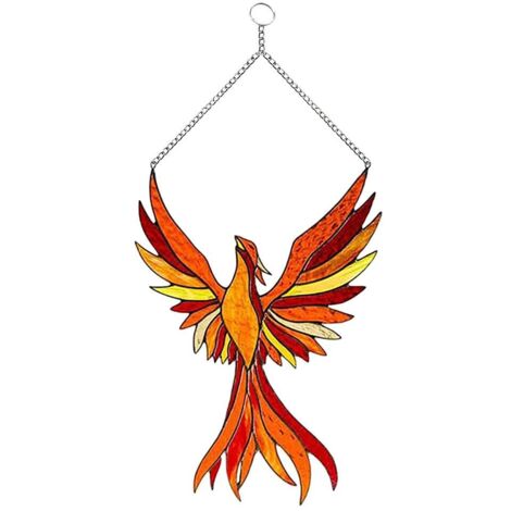 Décor Mural Sculpture Métal Phénix 45 Cm - Ornement Rustique Pour Mur Jardin Chambre Salon Ferme