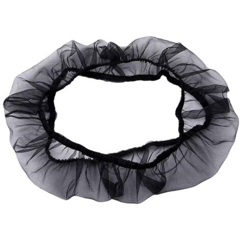Bird Cage Cove, Nylon Mesh Material Birdcage Cover Tissu Léger et Respirant Bird Cage Net Cover Dust Cage Accessoires Bird Cage Seed Cather Birdcage Seed Feather Catcher (Noir) (1/5)