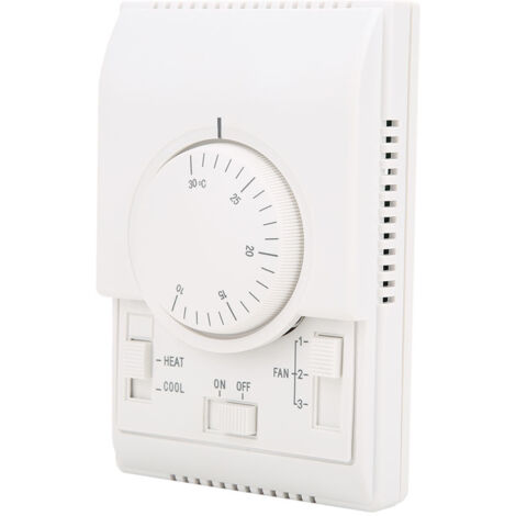 Thermostat monté en surface mécanique 10-30℃ AC220V de climatiseur de contrleur de température (1/5)