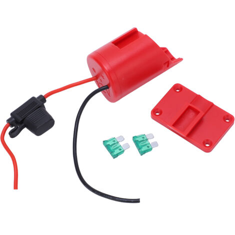 Adaptateur de batterie, coque ABS, convertisseur de batterie au Lithium 12V, remplacement avec fusible 30A pour M12 (1/5)