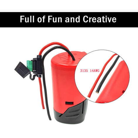 JIA Convertisseur De Batterie Convertisseur D'adaptateur De Batterie