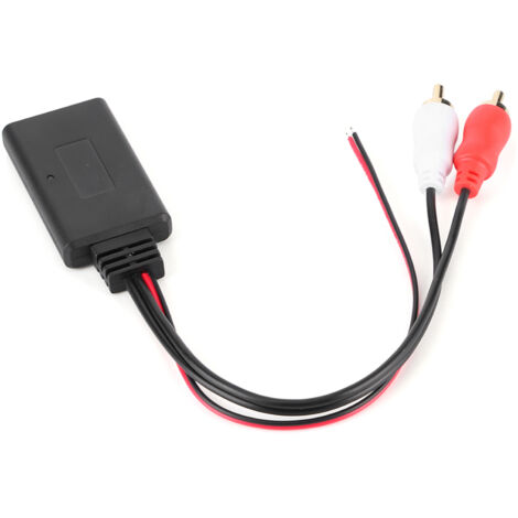 Adaptateur de câble auxiliaire Bluetooth 2Rca, Raccords Bluetooth de Voiture, Adaptateur de Module Bluetooth sans Fil Universel AUX o 2 RCA câble auxiliaire connecteur d'autoradio (1/5)