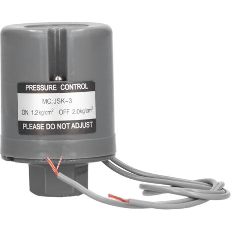 Contrleur automatique de pressostat de pompe à eau, filetage femelle 3/8 pouces, 220V, 1,22 kg/cm, JSK3A (1/5)