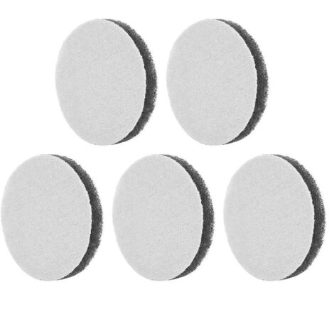 5 Pièces 5 Pouces Plaque de Disque auto-adhésive, Tampon à Récurer, Kit de Tampons de Disques de Ponçage Pour Outils de Meuleuse de Perceuse accessoires de Meuleuse de Disque de Polissage (1/5)