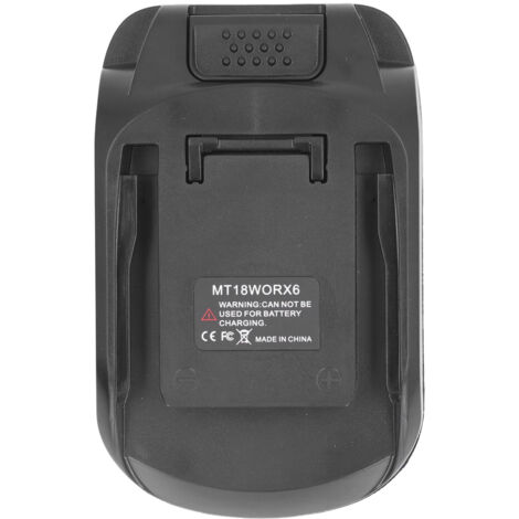 Convertisseur de batterie pour outil électrique ABS, adaptateur de batterie de remplacement à 6 broches pour 18V BL1815 BL1820 BL1830 BL1840 BL1850 BL1860 (1/5)