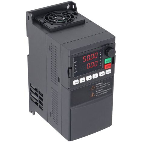 SAKO Variable Frequency Drive ABS Housing Dual Digital Tube Display Single to 3 Phase Inverter 220V 2.2KW (1/5)
