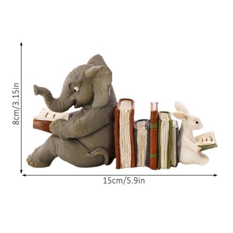 Feng Shui Éléphant Décor 15x8 Cm Bonne Chance Éléphant Statue Résine Éléphant Figurines pour Richesse Chanceux Figurine Décor À La Maison Cadeau (1/5)