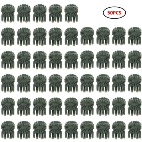 Outils électriques d'extérieur Filtres, Clips Clip de Fixation de Vigne Clips de Jardinage pour Support de Tomate Orchidée Clip Mural de Traction 50pcs Plante en Plastique pour Support de Tomate Orchi (1/5)