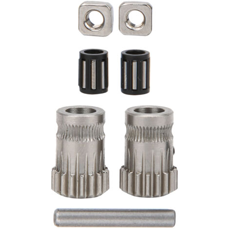 Imprimante 3D Roue D'alimentation de Poulie Double Engrenages Poulie Extrudeuse Kit D'engrenage D'entraînement Accessoires pour i3 MK2 / MK3 (1/5)