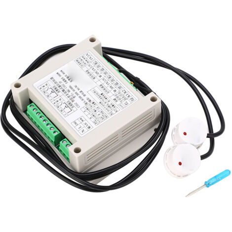 Contrleur de niveau de liquide sans Contact, capteur de contrleur de niveau d'eau automatique réglable, sensibilité AC100-260V