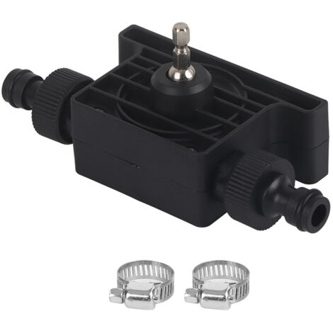 Pompe à eau compacte de type pompe à eau électrique portative avec connecteur 2 piècesPompe à huile noire (1/5)