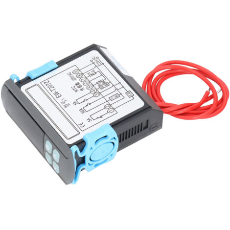 Contrôleur de température numérique de thermostat de dégivrage sûr de haute précision AC220V avec entrée à 2 voies pour chambre froide (1/5)