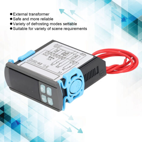 Contrôleur de température numérique de thermostat de dégivrage sûr de haute précision AC220V avec entrée à 2 voies pour chambre froide
