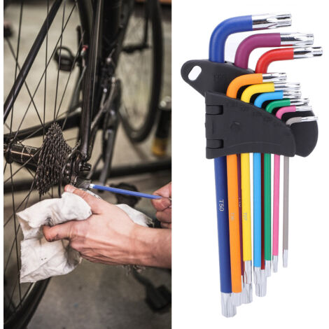 Clés Allen Torx Jeu De Clés Torx (étoile) T6 à T20 - Pour Vis CNC, électronique, Bricolage De Précision Tool Gun