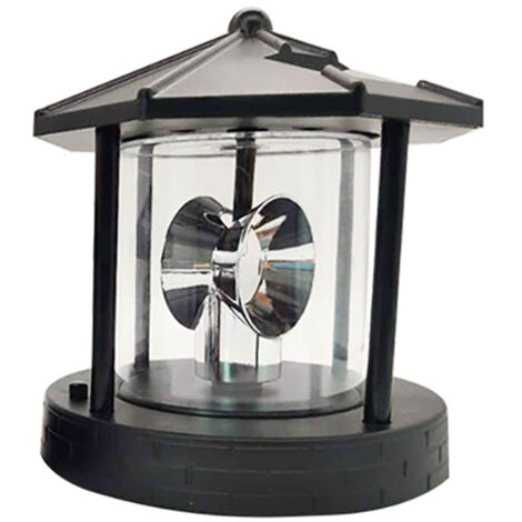 YWBL-WH Lampe De Phare À Énergie Solaire Led 360 Degrés Rotatif Paysage Lampe Lumières De Chemin Extérieur Pour La Maison Jardin Cour Décor,Autre Éclairage Intérieur (1/5)