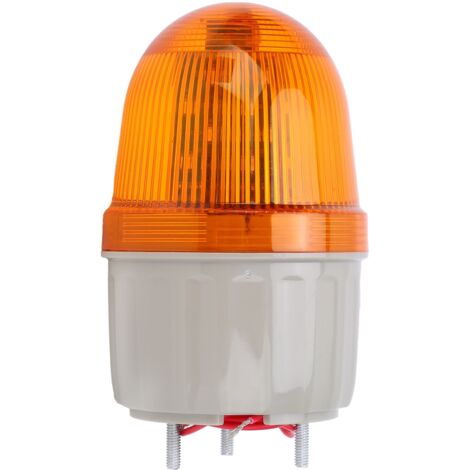 Lumière Stroboscopique à LED, 5W 220V AC Voyant D'avertissement LED Lampe Son et éclairage équipement D'alarme, pour Immeubles de Bureaux, écoles(jaune), Boutons Et Indicateurs