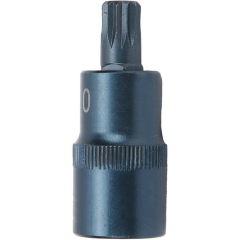Douille de tournevis en acier allié, clé rapide de bleuissement, 12 points, adaptateur d'embout de port d'entranement 1/2 M10 (1/5)