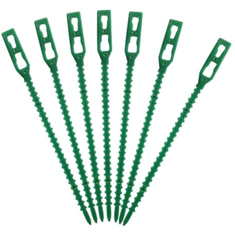 100 pièces attaches d'arbre attaches de plante réglables attaches de jardin attaches de cble de plante flexibles pour soutenir les plantes d'arbustes de Rose (1/5)