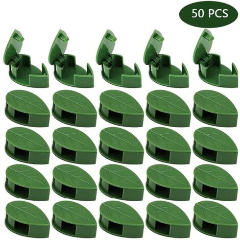 50 Pièces Clips de Fixation Murale d'escalade de Plantes avec 60 Pièces Autocollant Adhésif Acrylique Plante Fixe Invisible Mur Vines Clips de Fixation Plante Connecteur Clip pour (1/5)