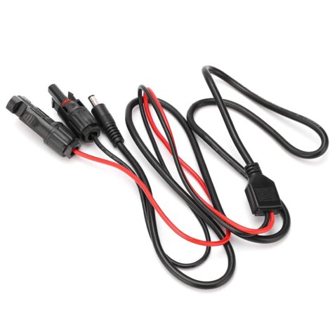 Câble de charge solaire DC5521 Cordon d'alimentation Cordon d'alimentation solaire pour appareils électriques (1/5)