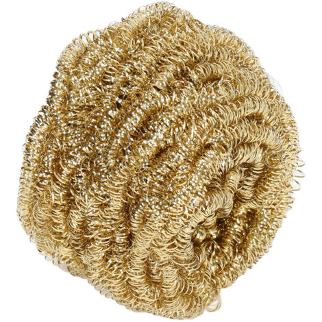 Nettoyeur de pointe de fer à souder, accessoire de boule de fil de nettoyage sans eau en laiton pour le remplacement (1/5)