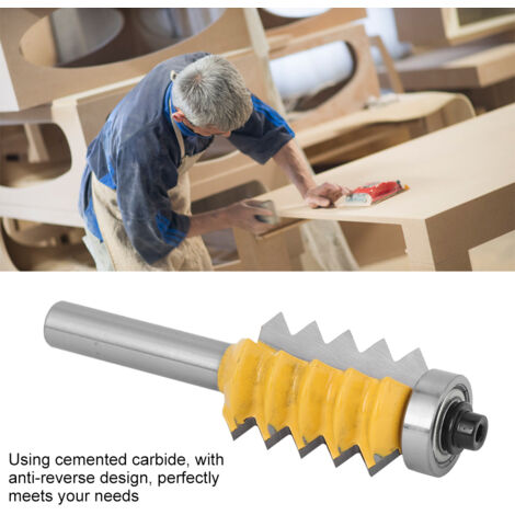 Finger Joint Router Bit 1 Pcs Shank Cutter Tool 8 Individual Fingers Cutters Woodworking Chisel Cutting Equipment With 8Mm/0.3In Shank Diamètre(8 30),fraise (1/5)
