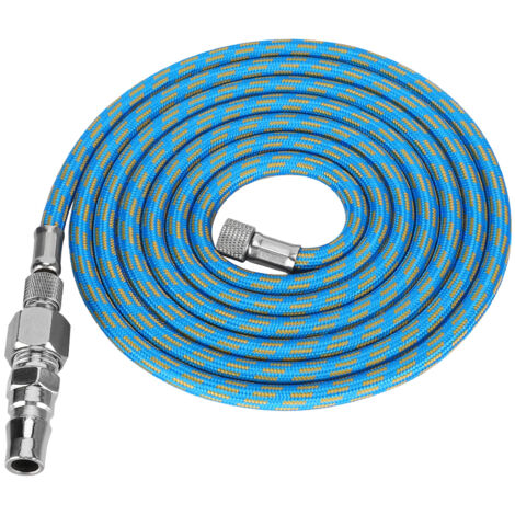 Kit d'adaptateur de tuyau d'air tressé pour aérographe pour compresseur d'air pour pistolet pulvérisateur (1/5)