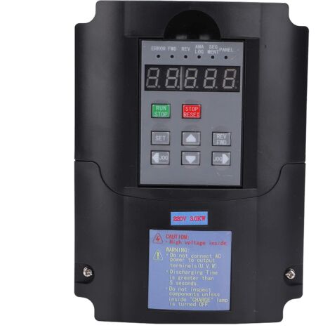 Variateur de fréquence, entrée 1/3 phase AC180-250V Sortie triphasée 220V 3kw Variateur de fréquence VFD, pour moteur 180-250V (1/5)