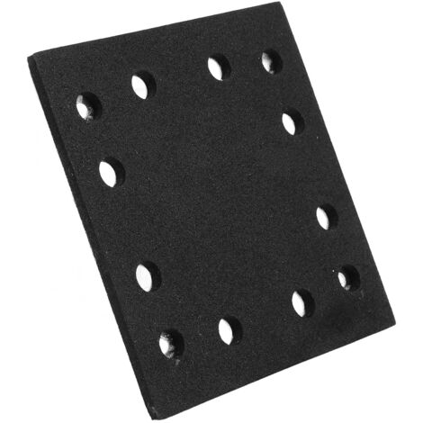 Tampon de Ponçage carré avec Plaque en Aluminium à 8 Trous et 4 Yeux Rembourrage en EVA Forte Dissipation de la Chaleur Disque de Polissage électrique Pièce de Rechange pour Meulage et Polissage (1/4)
