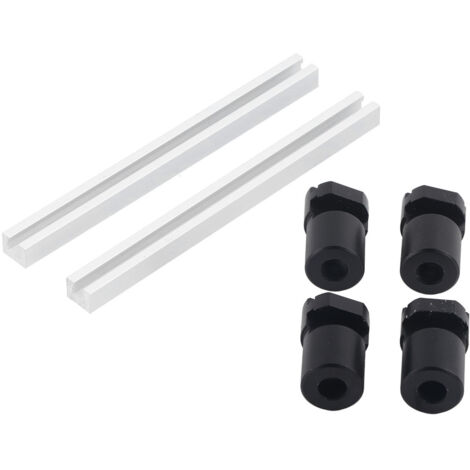 4 pièces 20mm banc chiens en alliage d'aluminium bricolage conception humanisée établi positionnement outil de fixation (1/5)