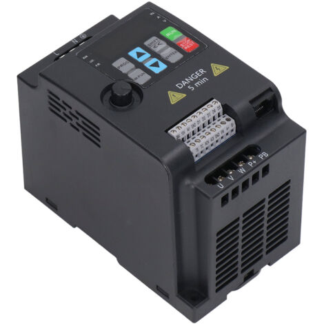 Entranement à fréquence variable 0.75KW Contrleur de moteur Inverseur de fréquence Monophasé AC220V Entrée Triphasé AC 0-220V Sortie (1/5)