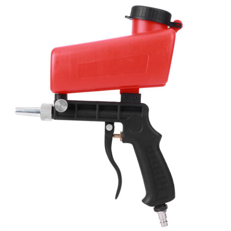 1/4 in Pistolet de Sablage, Capacité 21Lbs, 90Psi 700cfm, Mini Sableuse Pneumatique de Pistolet de Pulvérisation de Poche, Outil Pneumatique à Main pour Sablage (1/5)