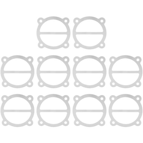 Remplacement de plaque d'étanchéité de joint en aluminium de compresseur d'air de 10 pièces pour le cylindre de diamètre de 65mm (1/5)
