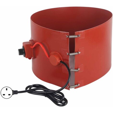 Enveloppe Thermique électrique pour Tambour, Ceinture Chauffante pour Tambour à Huile, Silicone Multifonctionnel à Faible Consommation d'énergie pour Application Industrielle (13) (1/5)