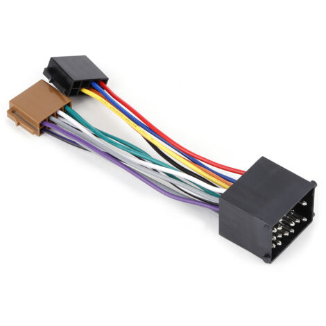 Adaptateur d'autoradio cble de harnais stéréo prise ISO convient pour E36 E46 E39 (1/5)